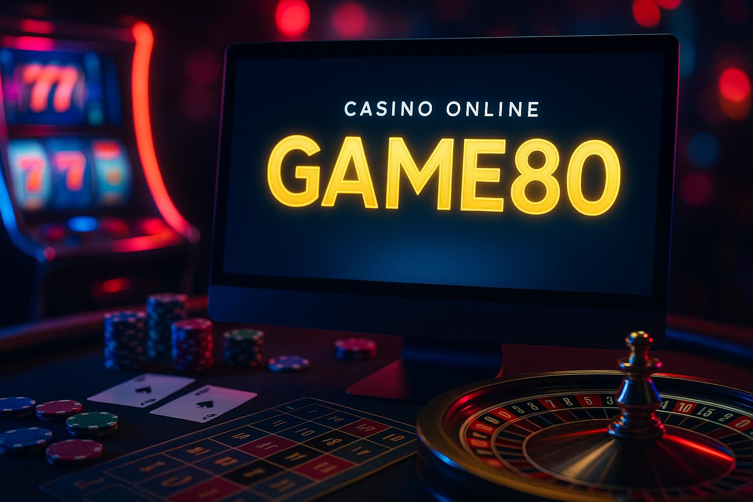 Jogos de cassino online inovadores e emocionantes na GAME80