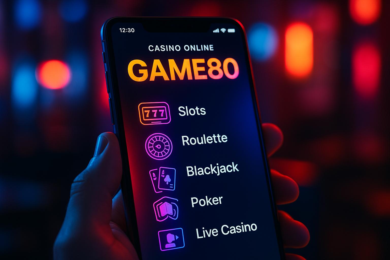 Baixar o GAME80 Cassino App