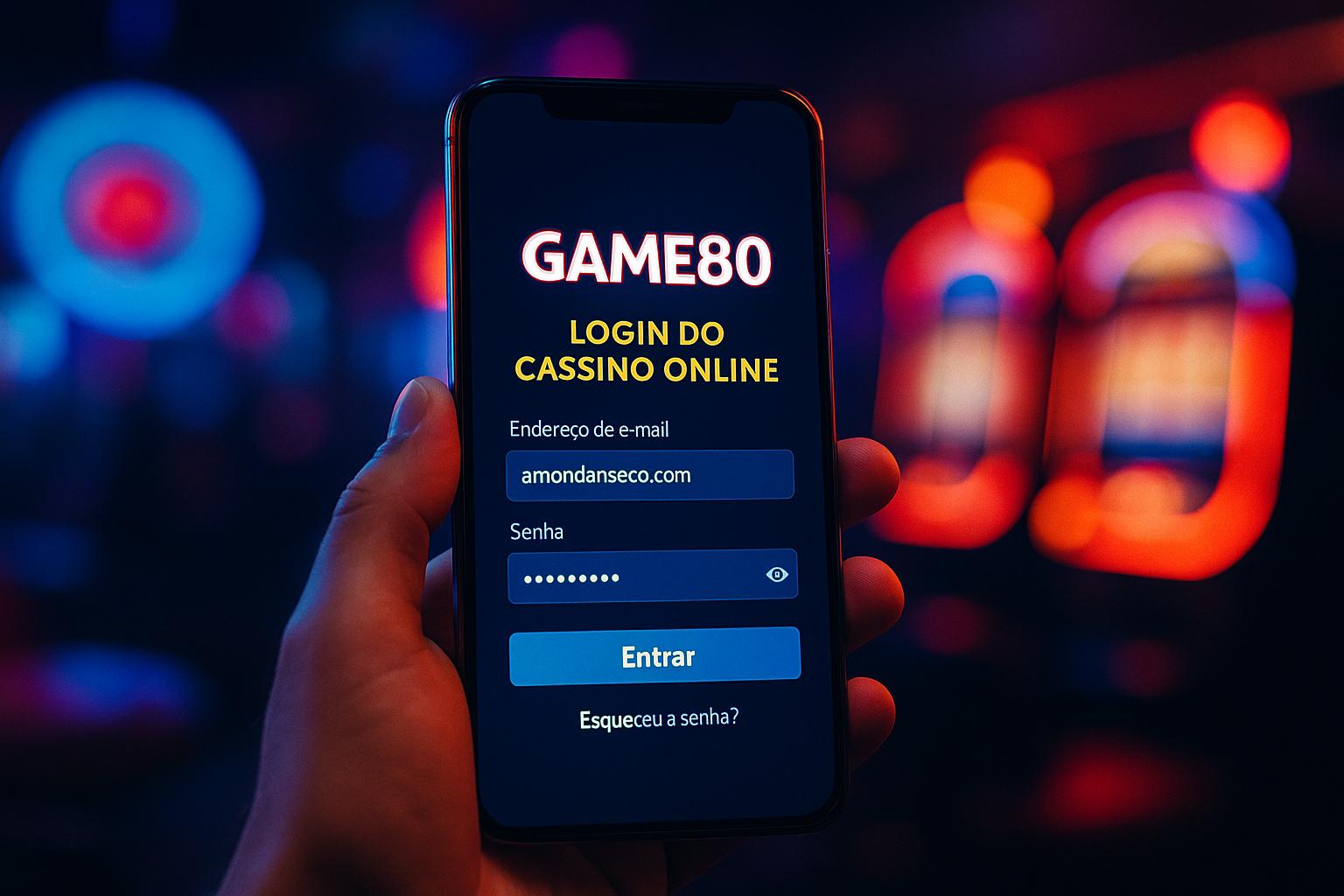 Login no Cassino GAME80