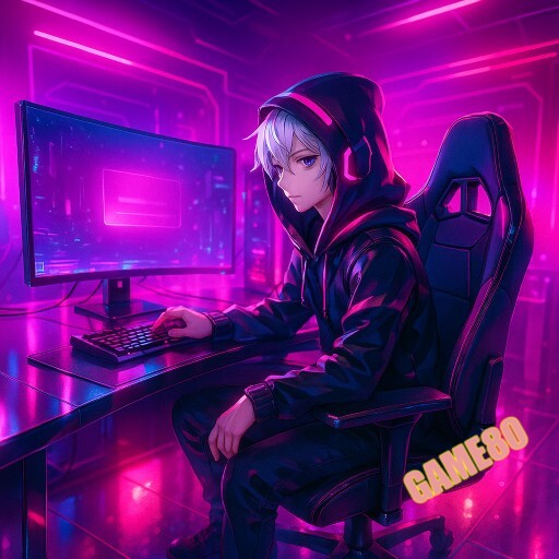 Banner da GAME80 ressaltando suporte ao jogador e facilidade no login