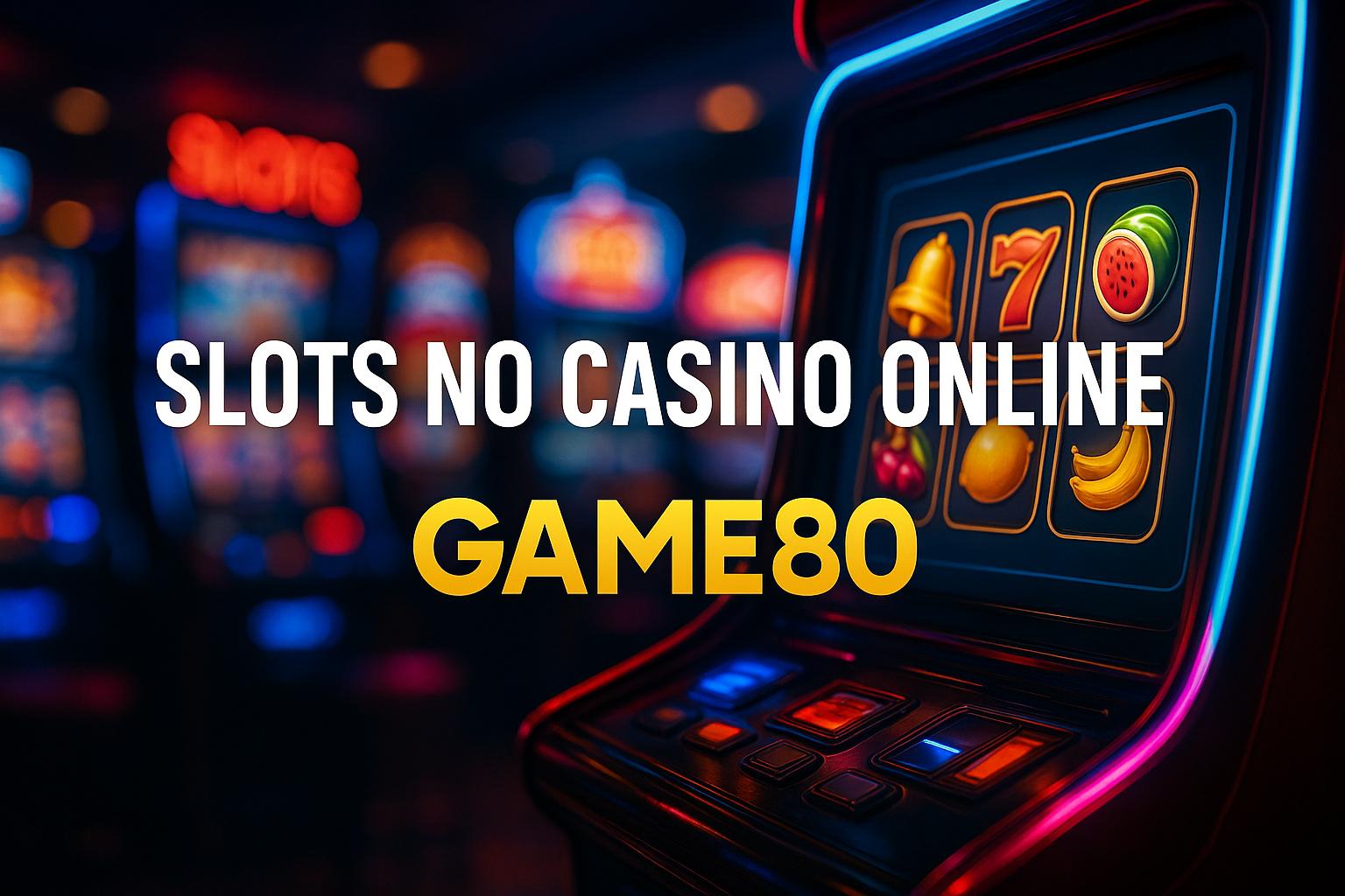 Explore o mundo das slot machines no GAME80 Casino
